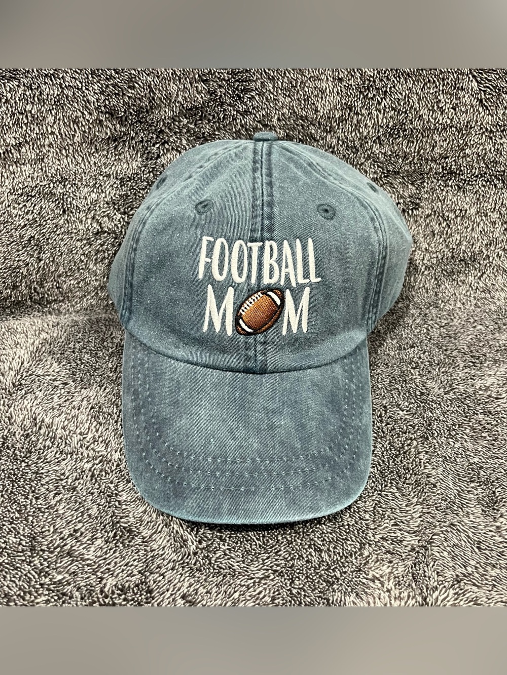 NWT❗️ Adams Upscale Fashion Headwear in Seafoam/Teal Baseball Cap FOOTBALL MOM